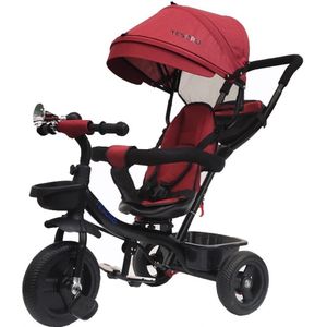 Tesoro Baby tricycle BT- 13 Frame zwart-rood
