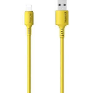 SOMOSTEL Kabel USB USB-A - Lightning 1.2 m geel (28249)