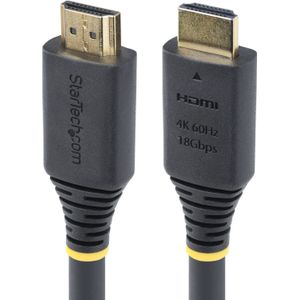 StarTech 5m Premium Gecertificeerde High Speed HDMI Kabel, 4K 60Hz/1440p 144Hz, HDR10/HDCP 2.2/ARC, 18Gbps, UHD HDMI 2.0 Kabel voor TV/Monitor/Display, TPE Mantel