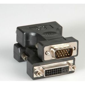 ROLINE Adapter AV DVI-en - D-Sub (VGA) zwart (12.03.3110)