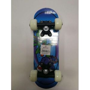 Spartan skateboard Mini skateboard Mini Board Alien On blauw