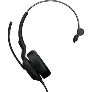 Jabra 25069-889-899 hoofdtelefoon/headset Bedraad Hoofdband Kantoor/callcenter USB Type-C / USB Type-A Zwart