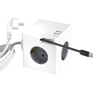 MICROCONNECT Kabel zasilający Power Cube, 3 Schuko outlets,