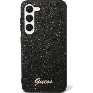 GUESS Etui GUHCS24LHGGSHK Samsung Galaxy S24 Ultra hardcase Glitter Script zwart/zwart