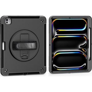 4Smarts RuggedCaseGRIP f. Apple iPad Pro 13 inch (M4.2024).zwart