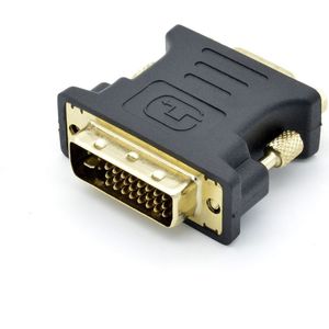 TB Adapter DVI M - VGA F gold plated, 24 + 5/15 pin