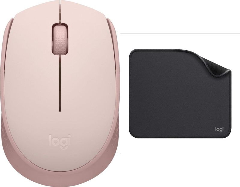Logitech muis M171 roze (910-006865) + Studio Series - GRAPHITE (956-000049)