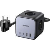 Ugreen Powercube Stekkerdoos - met USB C + USB A + AC 230V