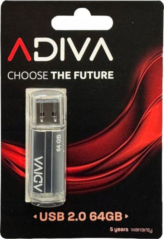 Adiva Pendrive PAMIÄÄ USB 2.0 64GB 0278