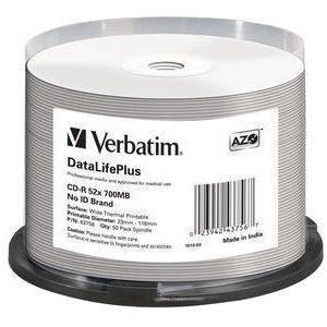 Verbatim CD-R 52x DataLifePlus 700 MB 50 stuk(s)