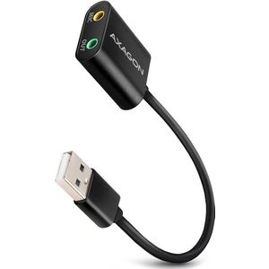 AXAGON ADA-12 USB2.0 - Stereo Audio Mini Adapter, 15cm cable *USBAM *3,5MMF