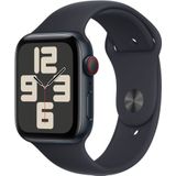 Apple Smartwatch Watch SE 2023 GPS + Cellular 44mm Midnight Alu Sport M/L marineblauw (mrh83qc/a)