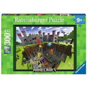 Puzzel Minecraft Cutaway - 300 XXL Stukjes (Leeftijd 9+)