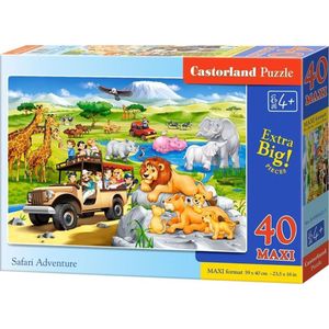 Castorland puzzel 40 maxi - Safari Adventure CASTOR