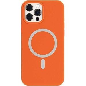 Mercury MagSafe Silicone iPhone 12 Pro Max 6.7 inch oranje/oranje