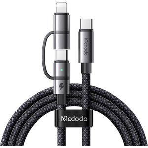 Mcdodo 2in1 cable CA-0450 USB-C to USB-C + Lightning, 1.2 m