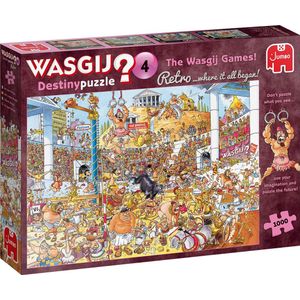 Wasgij Retro Destiny 4 - De Wasgij Spelen (1000 stukjes, cartoon)
