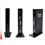 Club 3D UNIVERSEEL USB 3.0 Type A 1x HDMI 1x DVI ,UTP aansluitingen DisplayLink™ gecertificeerd Docking Station