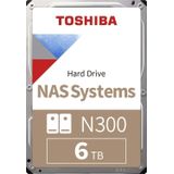 Toshiba N300 NAS Hard Drive 6TB (512MB)