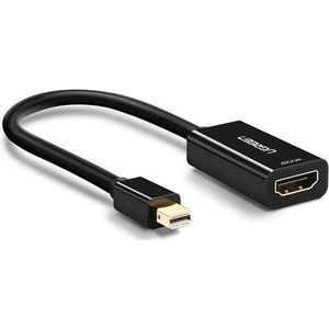 UGREEN 40360 video kabel adapter 0,25 m Mini DisplayPort HDMI Zwart