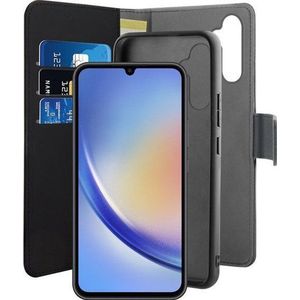 PURO Etui Wallet Detachable 2 in 1 Samsung Galaxy A34 5G (zwart)