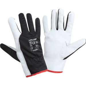 LAHTI PRO Working handschoenen of goat skin zwart 8 inch 12 pairs (L272208P)