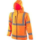 Ardon REF 502 - kurtka softshelowa wysokiej widoczności 2 in 1 met odpinanymi rękawami - geel H8905 L