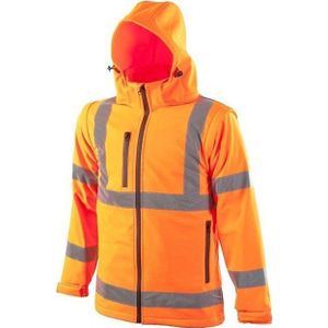 Ardon REF 502 - kurtka softshelowa wysokiej widoczności 2 in 1 met odpinanymi rękawami - geel H8905 L