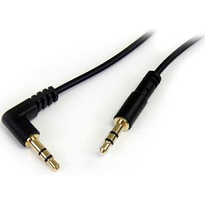 StarTech 1,8 m slanke 3.5mm naar rechtsgehoekte stereo audio kabel M/M