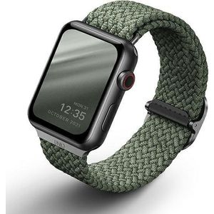 Uniq band Aspen Apple Watch 40/38mm Braided groen/cypress groen