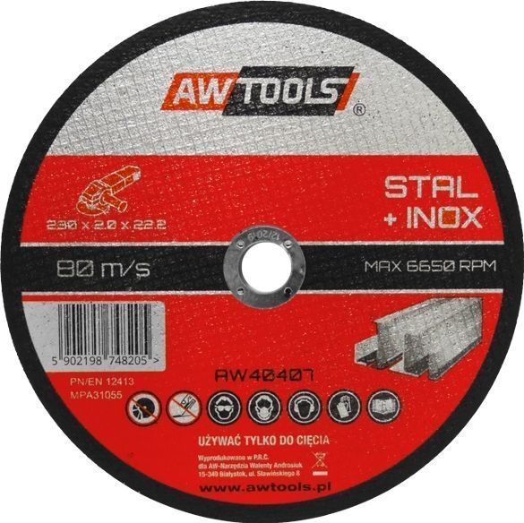AWTools Shield voor metal 125 x 22.2 x 1.0mm (AW40402)