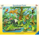 Ravensburger 05140 puzzel Contourpuzzel 11 stuk(s) Dieren