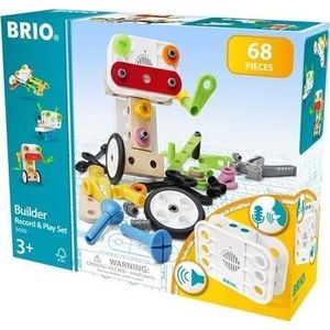BRIO Builder Set met Sound Recorder 68 stukjes 3+