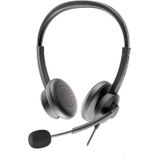 Axtel AXH-ACEUCD koptelefoon/serie koptelefoon bedraad band na głowę Biuro/centrum telefoniczne USB Type-C / USB Type-A zwart