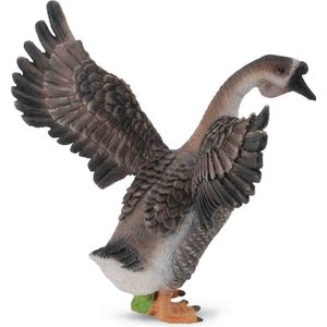 Collecta boerderijdieren: Haaltert gans 9 cm bruin