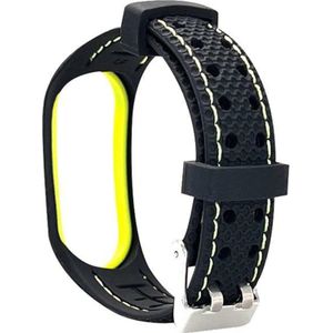 Beline band Mi Band 6/5 Sport zwart-limoen zwart/limoen
