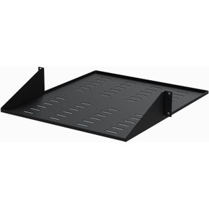 StarTech 2U server rack shelf 2 stijlen midden gemonteerd ventilerend