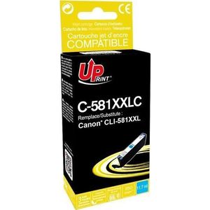UPrint Tusz kompatybilny ink / tusz met CLI-581C XXL, cyan, 11,7ml, C-581XXLC, very high capacity, voor Canon PIXMA TR7550, TR8550, TS6150