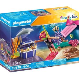 PLAYMOBIL Family Fun - Schatduiker cadeauset (70678)