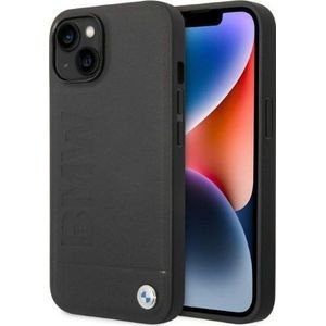 BMW Etui BMHMP14MSLLBK iPhone 14 Plus 6,7 inch zwart/zwart hardcase Signature Logo Imprint Magsafe