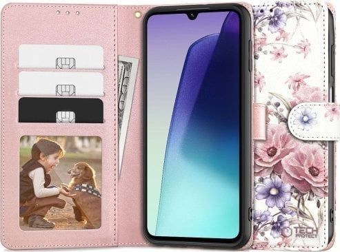 Tech-Protect WALLET XIAOMI REDMI 14C / POCO C75 BLOSSOM FLOWER