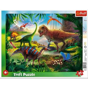 Puzzel - Dinosaurs (25 stukjes, framepuzzel)