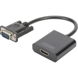 Digitus VGA to HDMI converter en Audio Full HD 15 cm