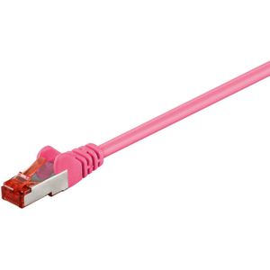 MICROCONNECT RJ-45/RJ-45 kat.6 F/UTP roze 3m (B-FTP603PI)