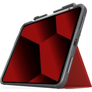 STM tablet hoes Etui Dux Plus Apple iPad 10.9 2022 (10. generacji) MIL-STD-810G Pencil charger (rood)