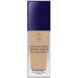 CLARESA_Natural Skin Tinted Serum Foundation, foundation-serum met naturalnym wykończeniem 2WO Medium Olive 32ml