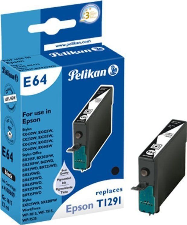 Pelikan Pelikan cartridge Epson E64 T1291 zwart kompatibel