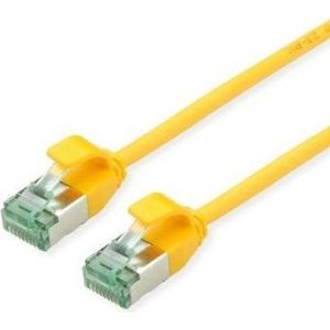 XXX_Assmann (Digitus) ROLINE RM U/FTP DataCenter Patch Cord Cat.6A (Class EA), wąski, geel, 0,15 m