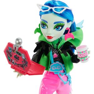 Mattel Skulltimate Secrets Neon Frights Ghoulia Yelps Doll