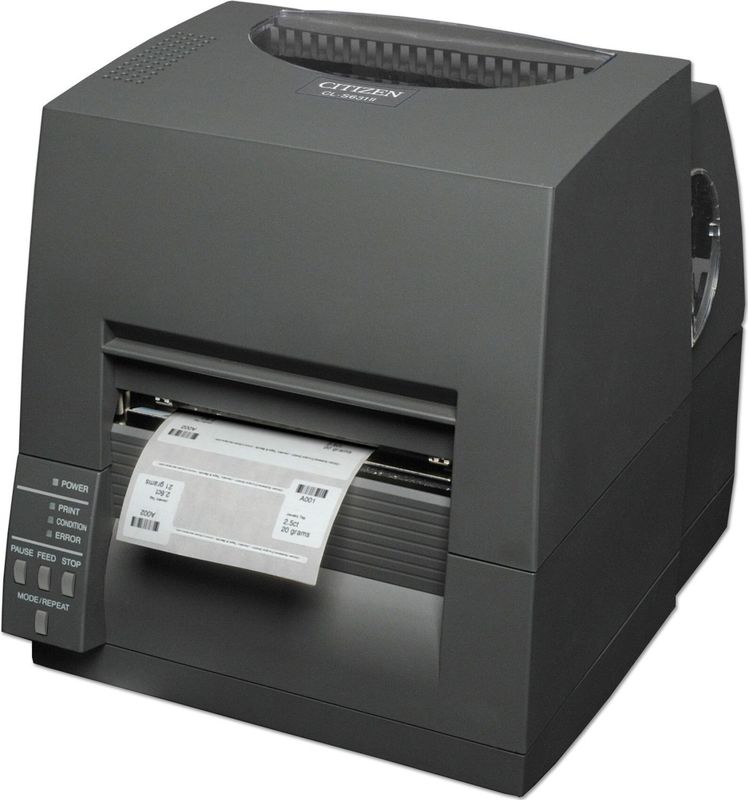 Citizen CL-S631 labelprinter Direct thermisch/Thermische overdracht 300 x 300 DPI 100 mm/sec Bedraad en draadloos Wifi